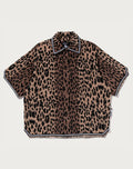 BAPE BY KAZUKI KURAISHI LEOPARD JACQUARD SS SHIRT MENS