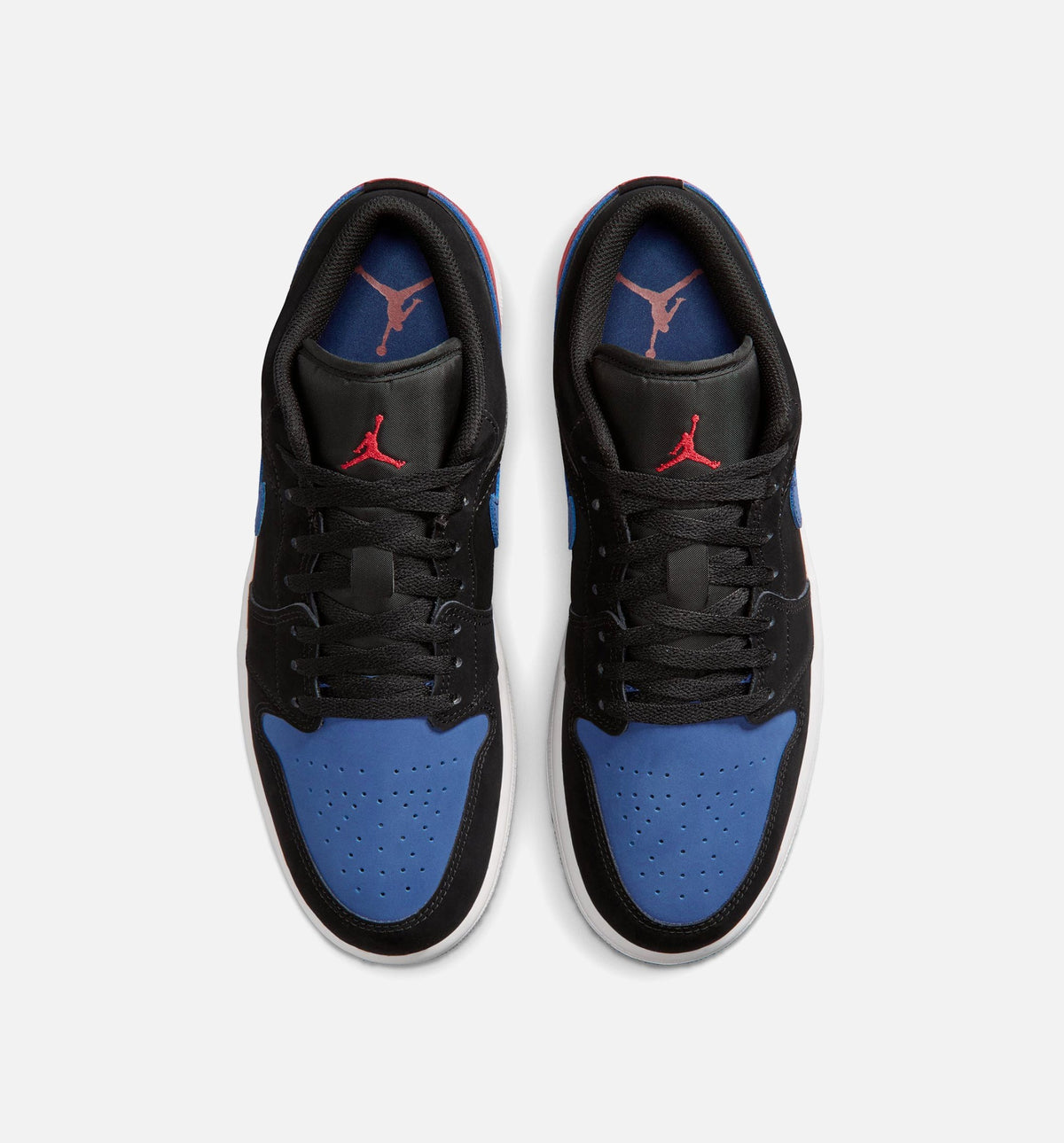 Air Jordan 1 Low Men's Shoes - Black/Summit White/True Blue/Varsity Red