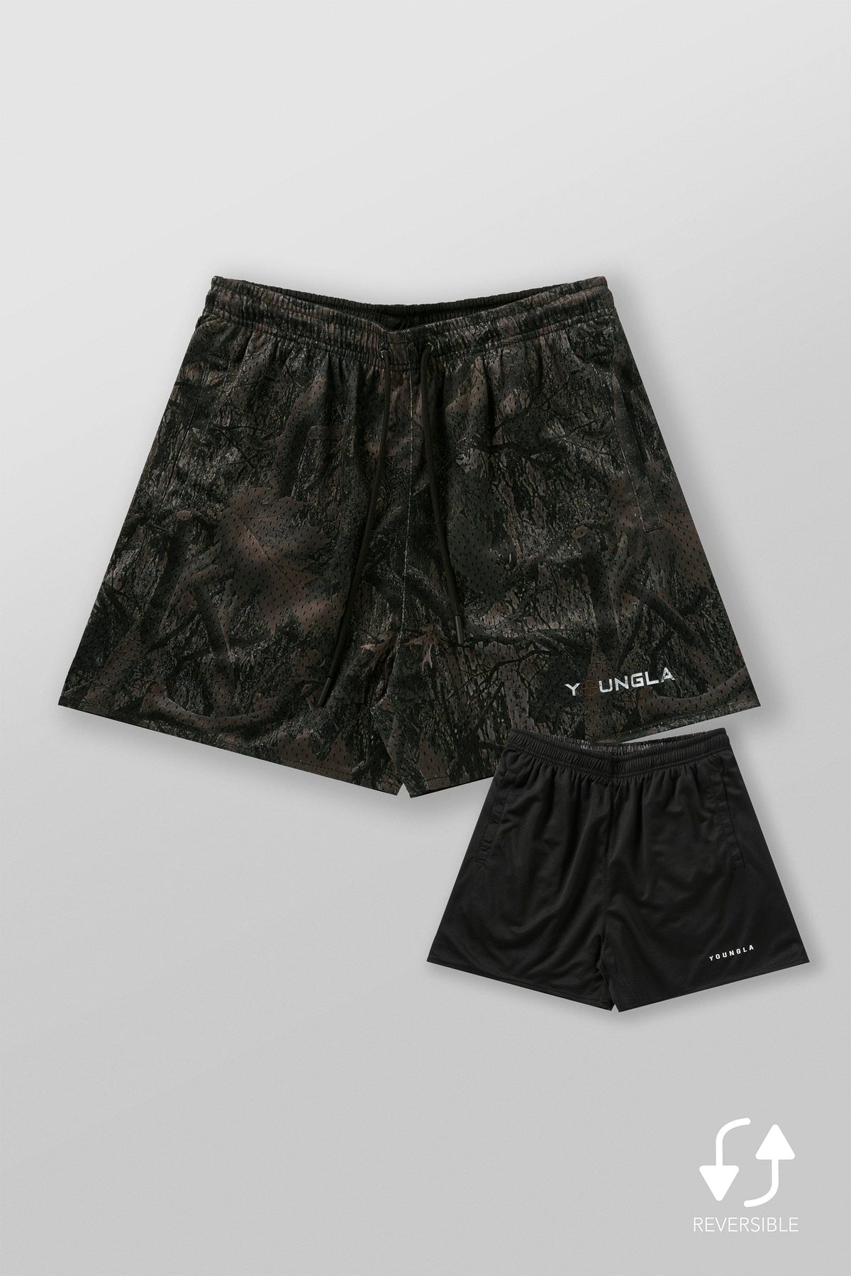 1117 - Tree Camo Mesh Shorts