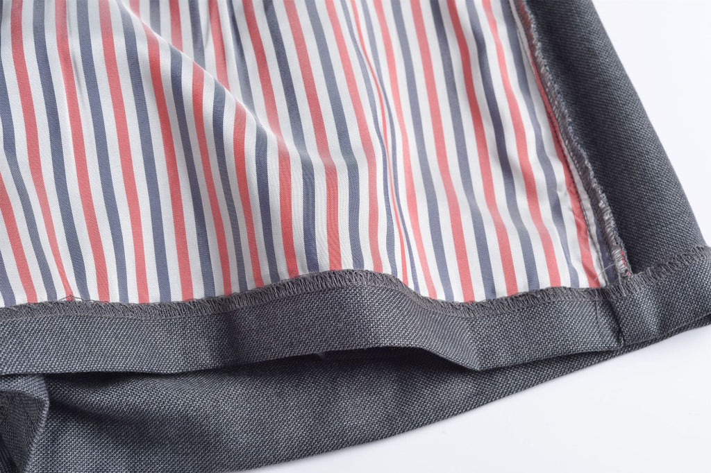 Women's High-Waist Pleated A-Line Skirt | Thom Browne