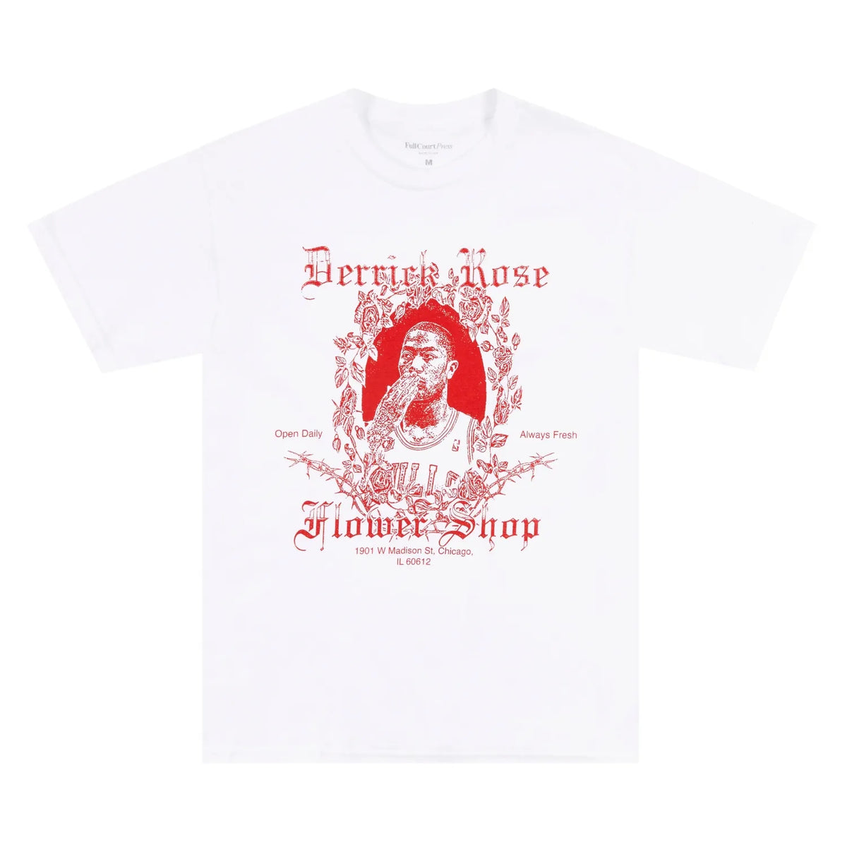 Full Court Press Rose Flower Shop Short Sleeve Tee