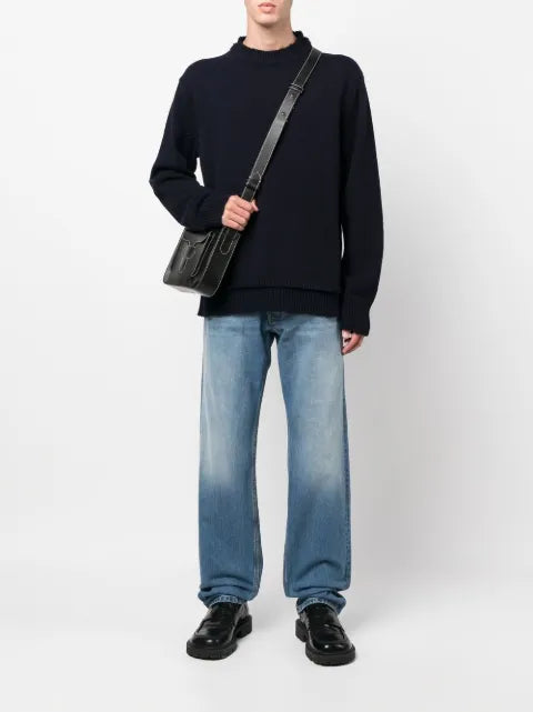 Maison Margiela elbow-patch knitted jumper