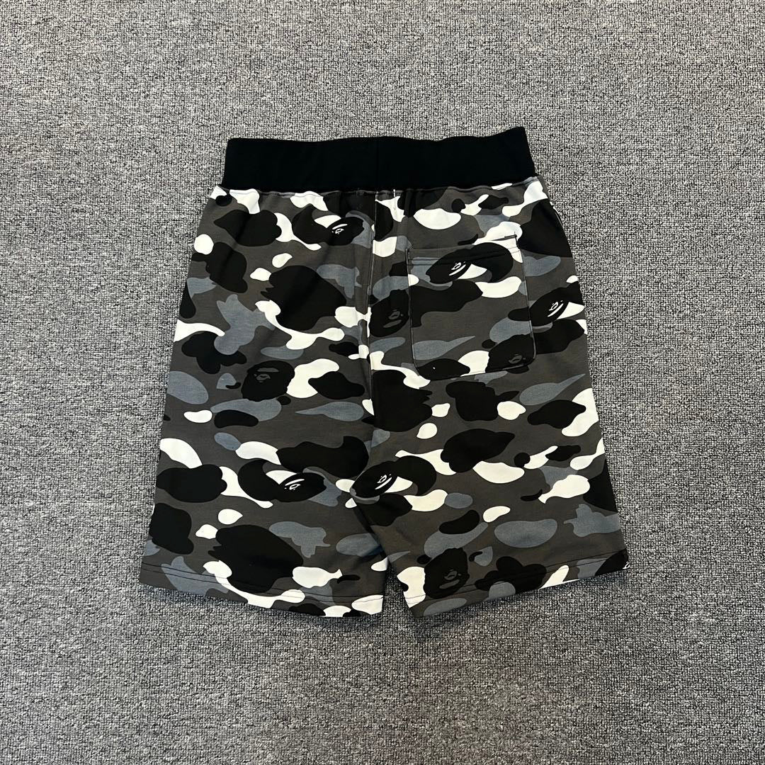 BAPE Glow-in-the-Dark City Camo Shark Shorts