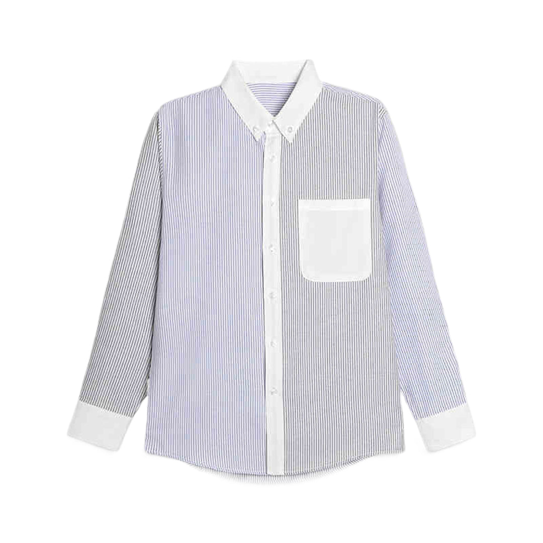 Men's Blue striped shirt | Thom Browne