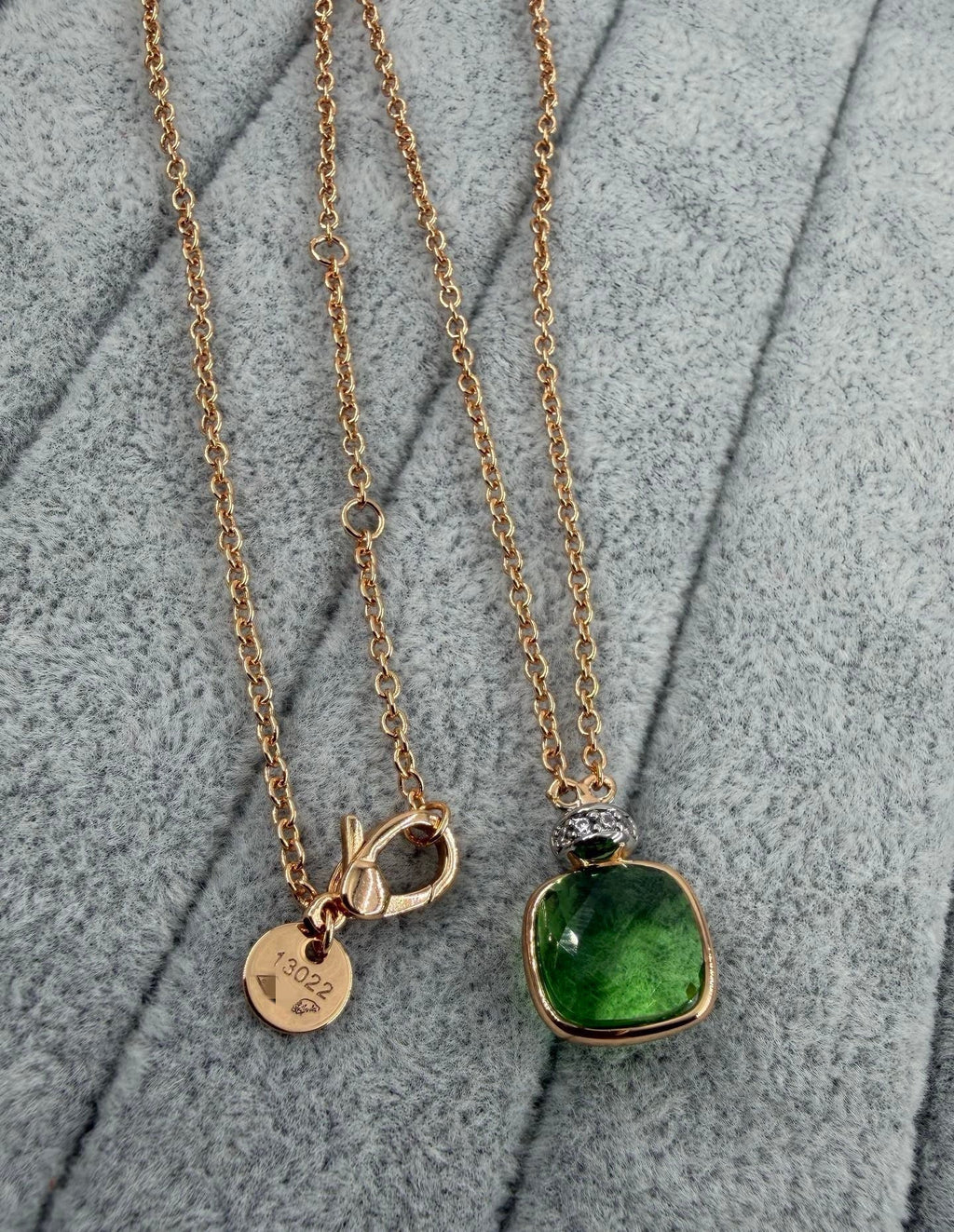 Pomellato Style Perfume Bottle 18K Gold-Plated Necklace