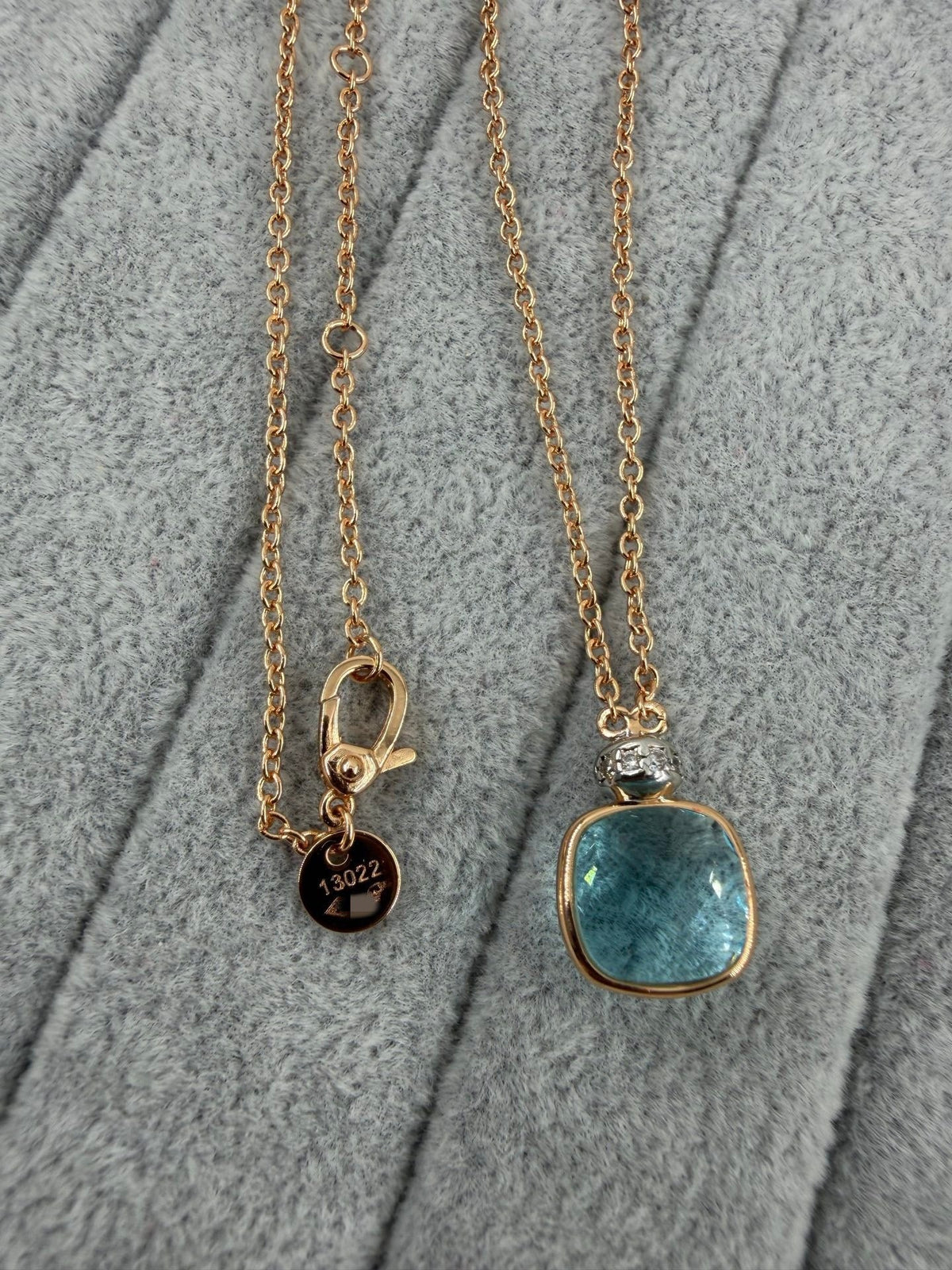 Pomellato Style Perfume Bottle 18K Gold-Plated Necklace