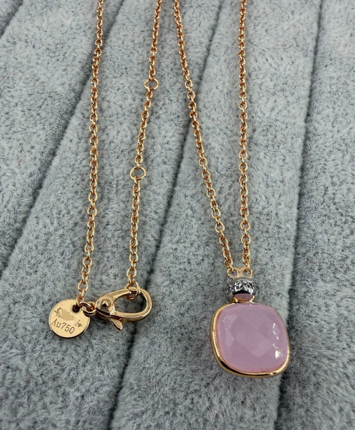 Pomellato Style Perfume Bottle 18K Gold-Plated Necklace