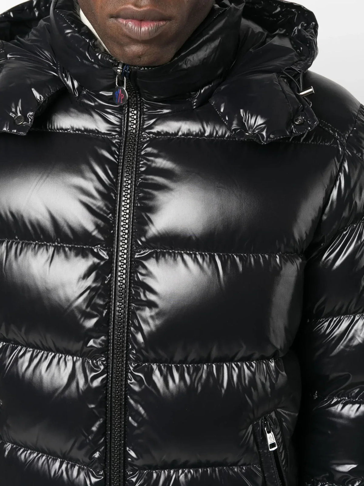 Moncler Maya Down Jacket in Matte Black