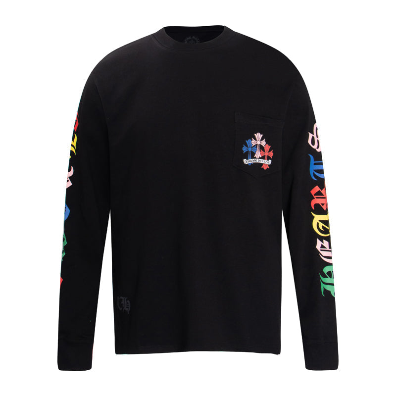 Chrome Hearts Multi Color Cross Cemetery L/S T-shirt 8003