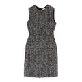 BLACK/MULTICOLOR MIDI FORMAL DRESS