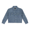 INDIGO WOVEN TRUCKER JACKET