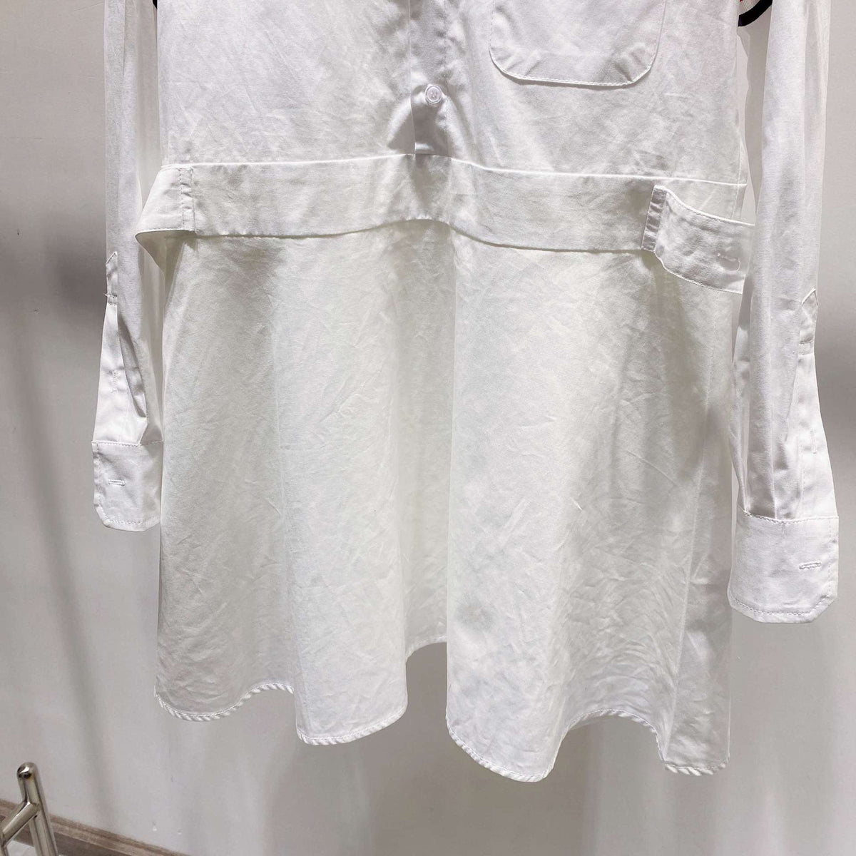 Thom Browne Women's Double Bar Tie Shirt Dress