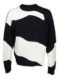 Mostly Heard Rarely Seen cable knit sweater
