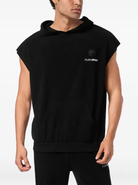 Plein Sport sleeveless vest hoodie