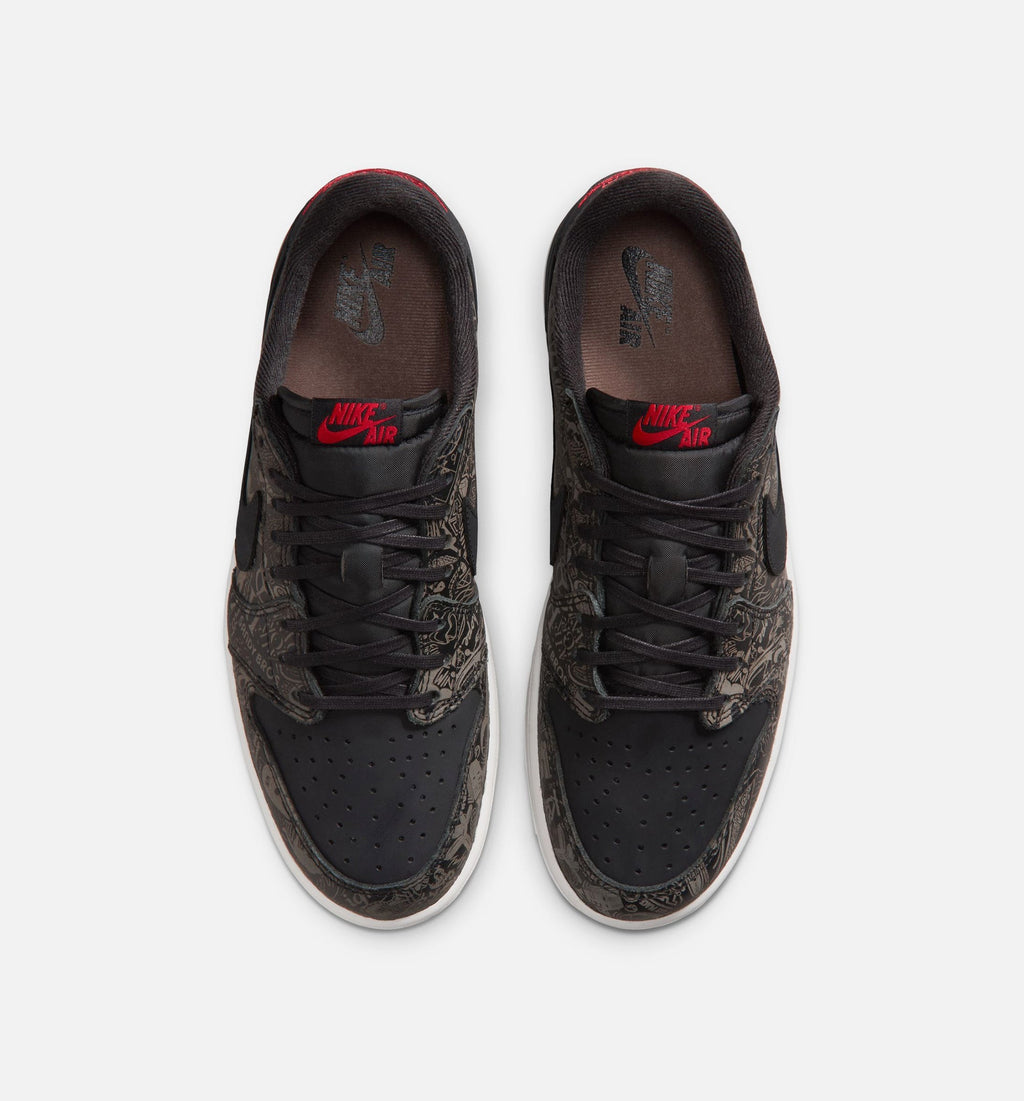 Air Jordan 1 Retro Low OG Laser Black/Red Men's Lifestyle Shoes - Black/Varsity Red/Summit White