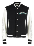 Givenchy flame-print bomber jacket