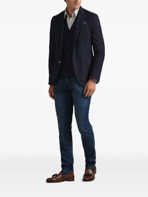 Polo Ralph Lauren logo-embroidered wool cardigan