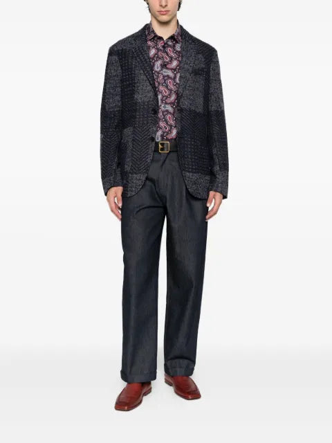 ETRO paisley-lined jacket