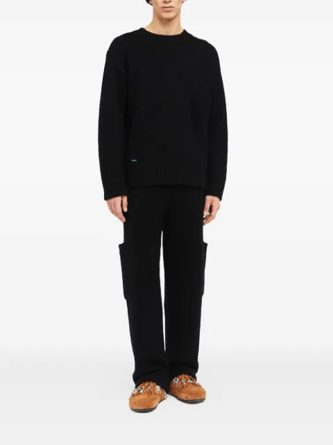 Alanui ribbed crew-neck sweater