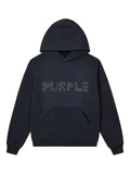 Purple Brand logo-detail hoodie