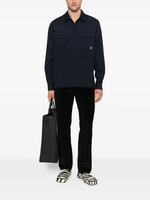 PS Paul Smith cotton-nylon double-pocket shirt