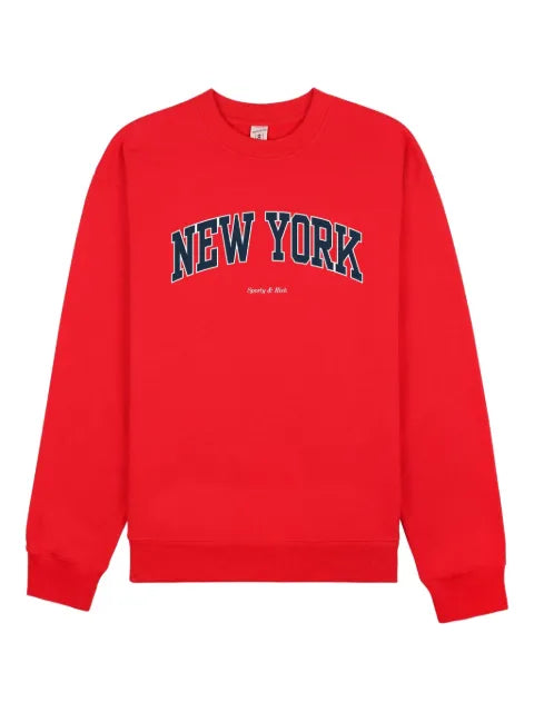 Sporty & Rich cotton long-sleeve sweatshirt