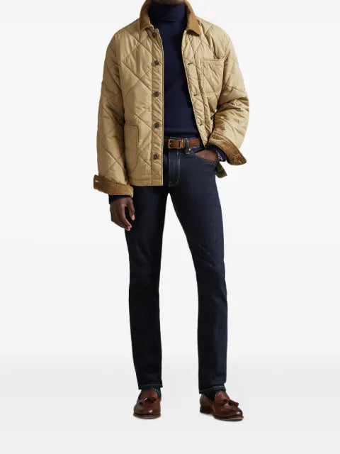 Polo Ralph Lauren quilted corduroy-trim jacket