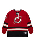 Mitchell & Ness New Jersey Devils Heritage Lace-Up pullover