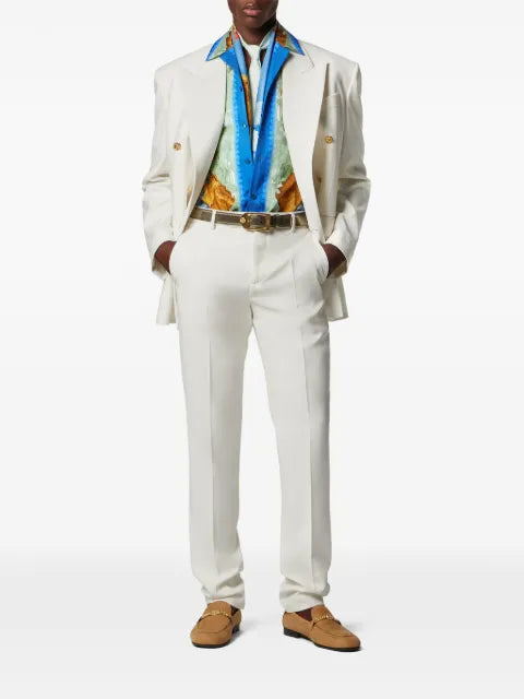 Versace double-breasted button-up blazer