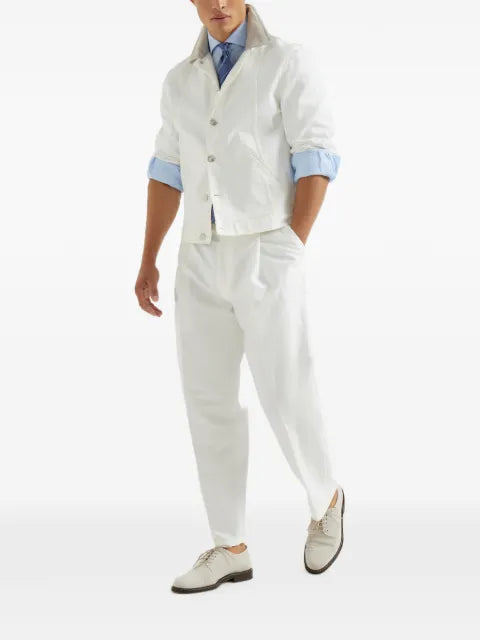 Brunello Cucinelli button-up denim jacket