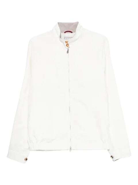 Brunello Cucinelli storm-flap jacket