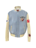 Jeff Hamilton welt-pocket bomber jacket