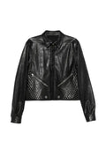 Rick Owens Alice Tour stud-embellished leather jacket