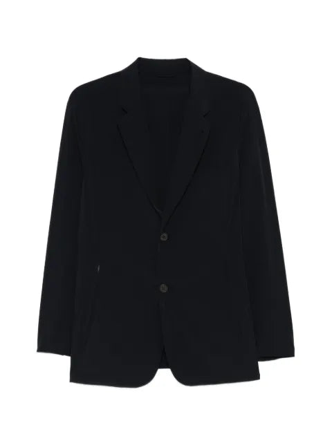 Emporio Armani stretch-nylon single-breasted blazer