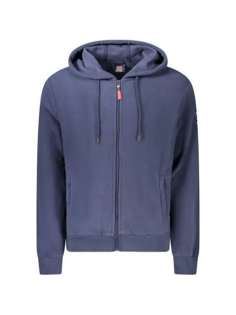 NORWAY 1963 fleece zip-up hoodie