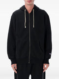 Champion zip-up logo-patch hoodie