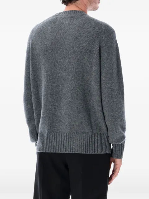 extreme cashmere Ordinary ribbed-trim sweater