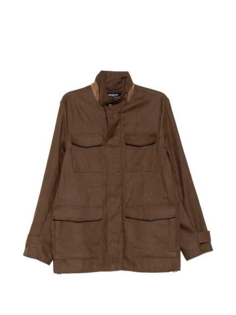 Kiton chest pockets military  jacket
