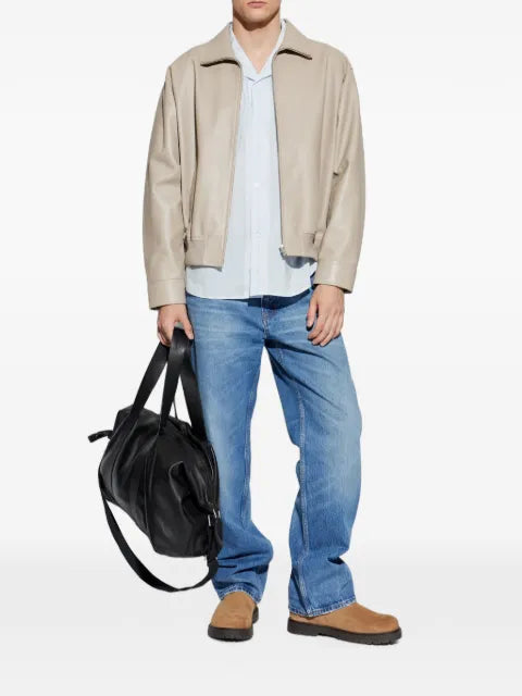 FRAME leather bomber jacket