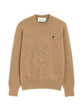 AMI Paris Crewneck wool sweater with Ami de Coeur