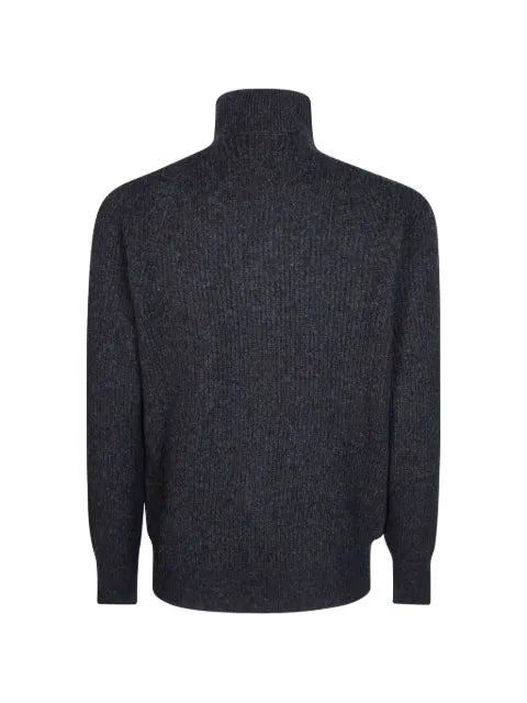 AMARÁNTO half-zip ribbed sweater