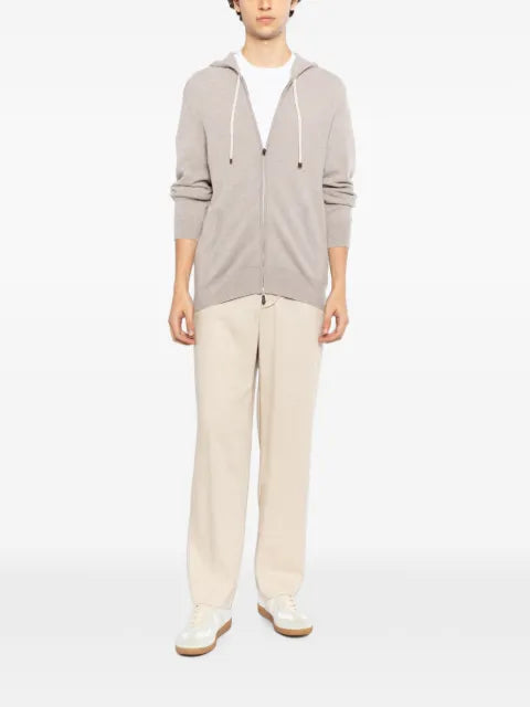 N.Peal Ladbroke zip-up hoodie