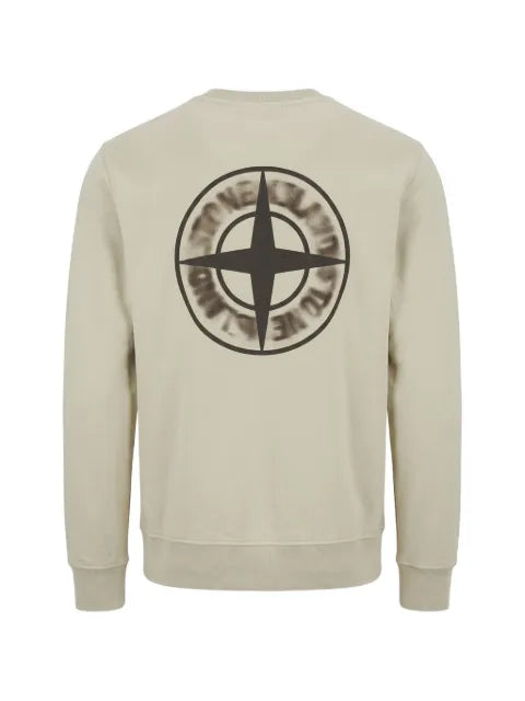 Stone Island 6100039 organic cotton fleece sweatshirt