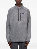 Patagonia quarter-zip logo-patch sweater