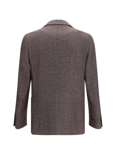 Lardini single-breasted checked blazer