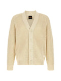 BOSS honeycomb-knit V-neck cardigan