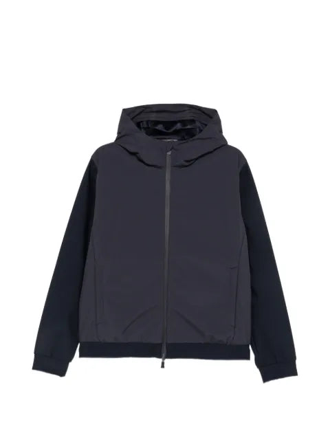 Herno hooded panelled jacket