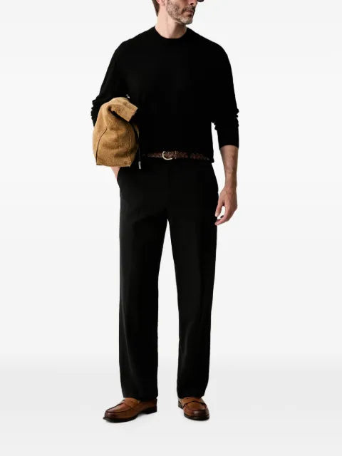 Armani Exchange logo-patch sweater