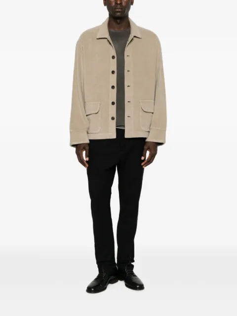 Avant Toi button-up flap-pocket jacket