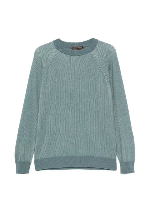 Filippo De Laurentiis ribbed-knit raglan-sleeve sweater